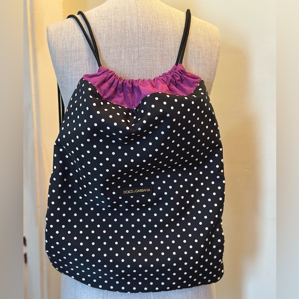 DOLCE & GABBANA drawstring backpack